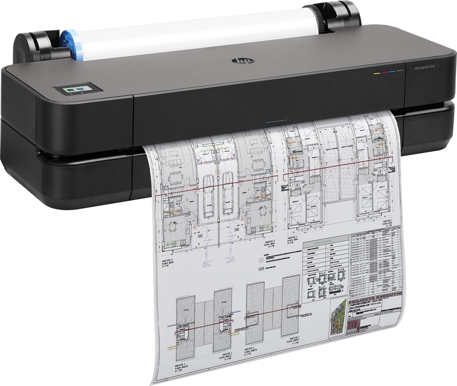 HP DesignJet T250 24" 2400 x 1200 dpi Grau