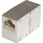 S/CONN Quality Cat. 6 Kabelverbinder Kupplung RJ45 vollmetall geschirmt (16675006MS)