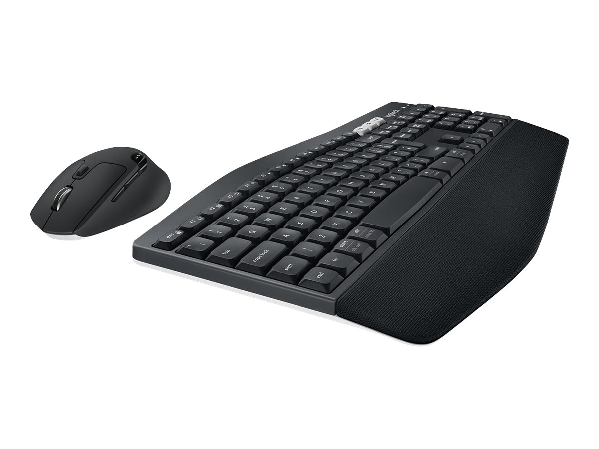Logitech MK850 Performance Tastatur- und Maus-Set Kabellos Bluetooth 2,4 GHz US International Schwarz