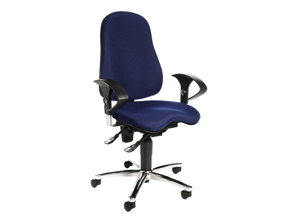 TOPSTAR SITNESS 10 Ergonomischer Bürostuhl mit Armlehnen Blau