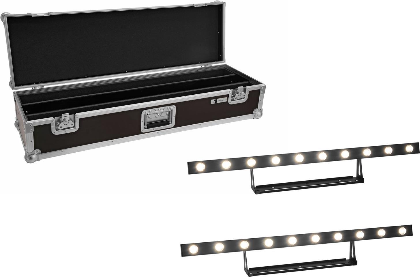 EUROLITE Set 2x LED STP-10 Sunbar 3200K 10x5W Lichtleiste + Case (20000615)