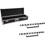 EUROLITE Set 2x LED STP-10 Sunbar 3200K 10x5W Lichtleiste + Case (20000615)