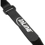 InLine® Klettschlaufen Set, 5 Stk. 20x300mm + 5 Stk. 25x500mm, schwarz (59945T)