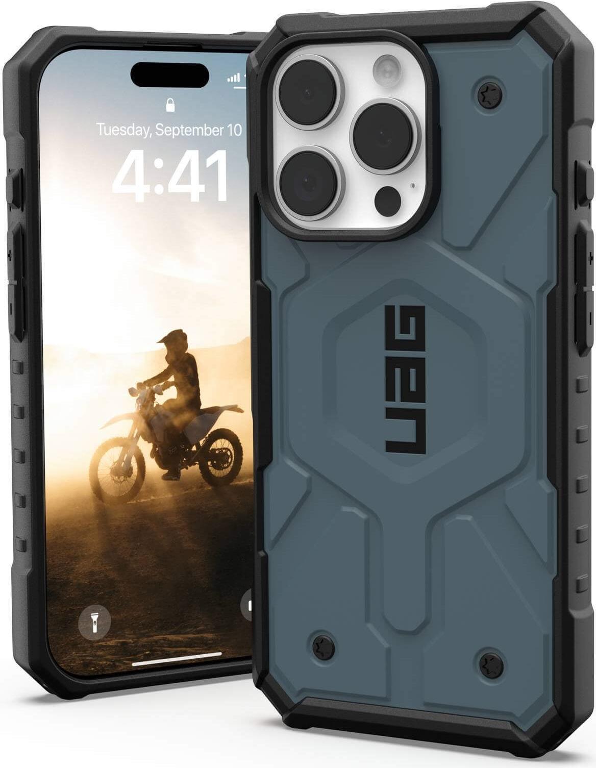 UAG Urban Armor Gear Pathfinder MagSafe Case | Apple iPhone 16 Pro | cloud blau | 114468114151 (114468114151)