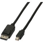 EFB-Elektronik Mini Displayport - Displayport Kabel, St-St, 3m, schwarz Hersteller: EFB Elektronik (K5565SW.3)