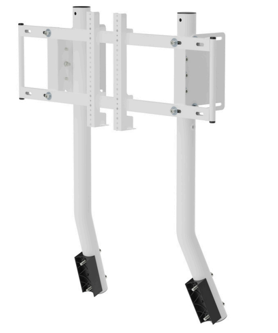 Oplite GTR S8 E-SPORT Monitorständer für einen Monitor 57" Stahl Weiß
