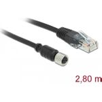 Navilock 63165 Kabelschnittstellen-/Gender-Adapter RJ-45 M8 Schwarz (63165)