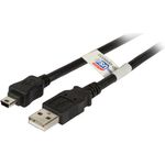 EFB-Elektronik USB2.0 Anschlusskabel A-Mini B (5polig), St.-St., 1,8m, schwarz, Premium Hersteller: EFB Elektronik (K5251SW.1,8)