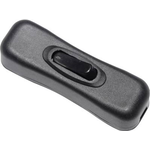 TRU COMPONENTS Schnurschalter Schwarz 1 x Aus/Ein 2 A 1 St. (1371835)