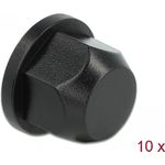 DeLOCK Schutzkappe Schwarz (Packung mit 10) (60248)