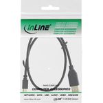 InLine 31703P 0.3m USB A Micro-USB B Männlich Männlich Schwarz USB Kabel (31703P)
