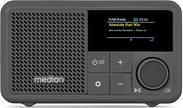 Medion LIFE S66822 Tragbares DAB+ Radio grau Bluetooth 5.3 Akku IPX1 6,5 h