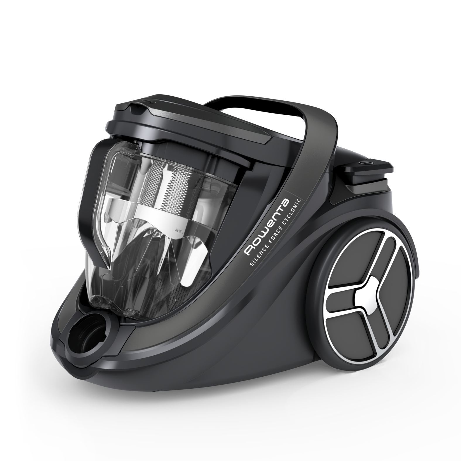 Rowenta Silence Force Cyclonic Parkett RO7935 Beutelloser Staubsauger 500 W Schwarz