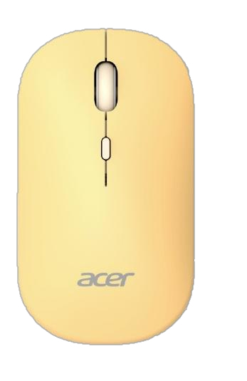 Acer Dual Mode Maus AMR130 kabellos 1600 DPI Gelb