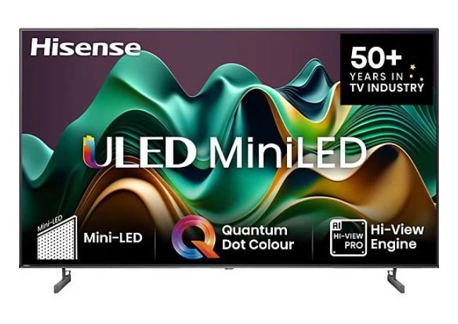 HISENSE 55U6NQ LED TV (Flat, 55 Zoll / 139 cm, UHD 4K, SMART TV) [Energieklasse E] (55U69NQ)