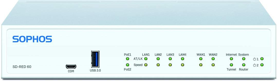 Sophos SD-RED 60 Rev.1 Fernsteuerungsgerät 4 Anschlüsse Weiß