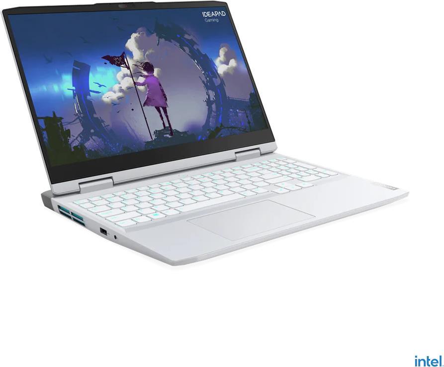 Lenovo IdeaPad Gaming-Notebook 3 15IAH7 Glacier White, Core i5-12500H, 16GB RAM, 512GB SSD, GeForce RTX 3050 Ti, DE (82S9008KGE)