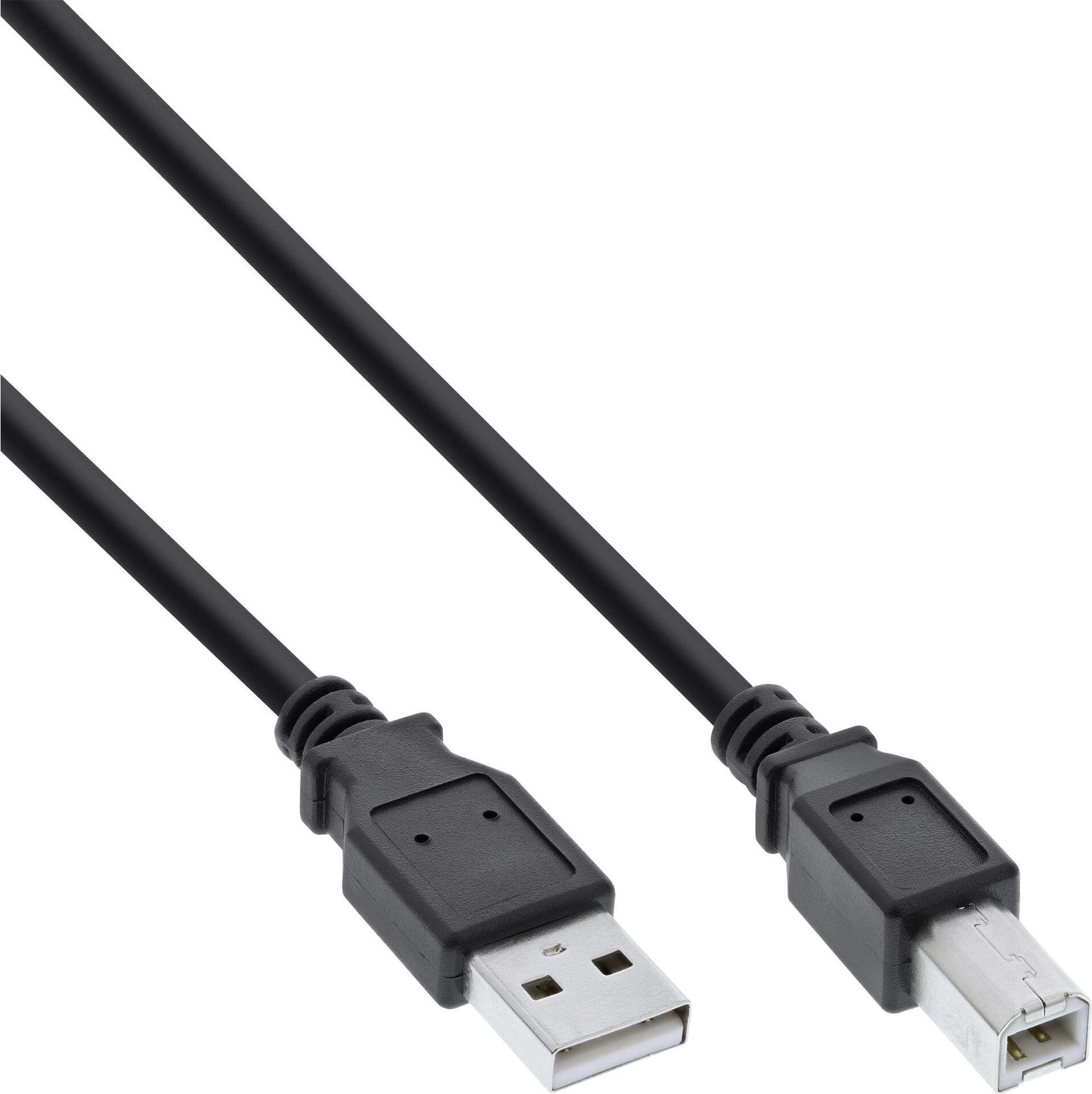 InLine USB-Kabel USB (M) zu USB Typ B (M) (34520X)
