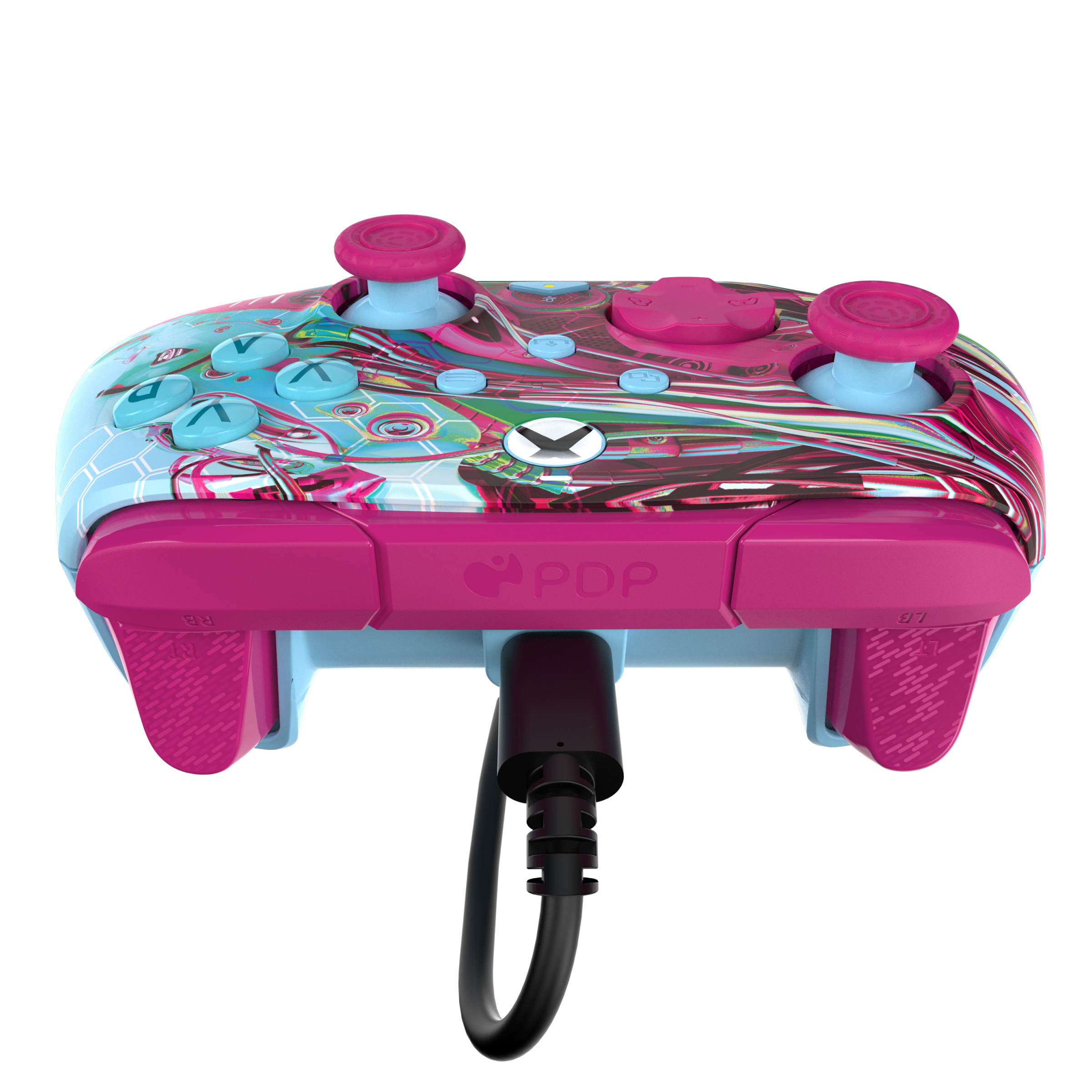 PDP REMATCH GLOW Advanced Kabelgebundener Controller USB Typ-C Blau/Pink