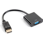 Lanberg AD-0002-BK Kabelschnittstellen-/Gender-Adapter DisplayPort VGA Schwarz (AD-0002-BK)