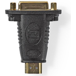 Nedis CVGB34910BK Videokabel-Adapter HDMI Typ A (Standard) DVI-D Schwarz - Edelstahl (CVGB34910BK)