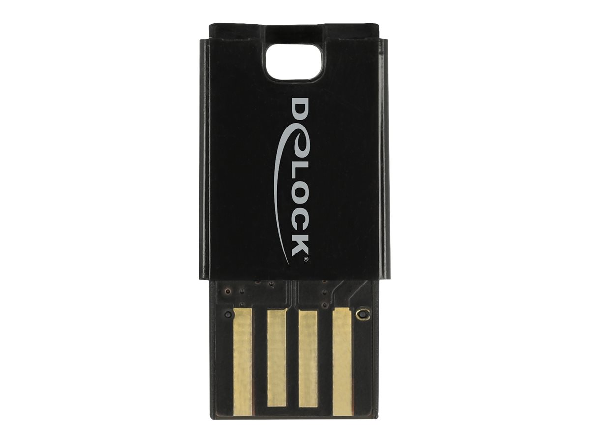 Delock USB 2.0 Kartenleser 91603 für microSD Karten Schwarz