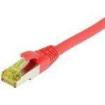 Patchkabel RJ45, CAT6A 500Mhz, 5m, rot, S-STP(S/FTP), TPE/LSZH(Ultraflex), AWG26, mitCat.7 Rohkabel, Synergy 21 (S217719)