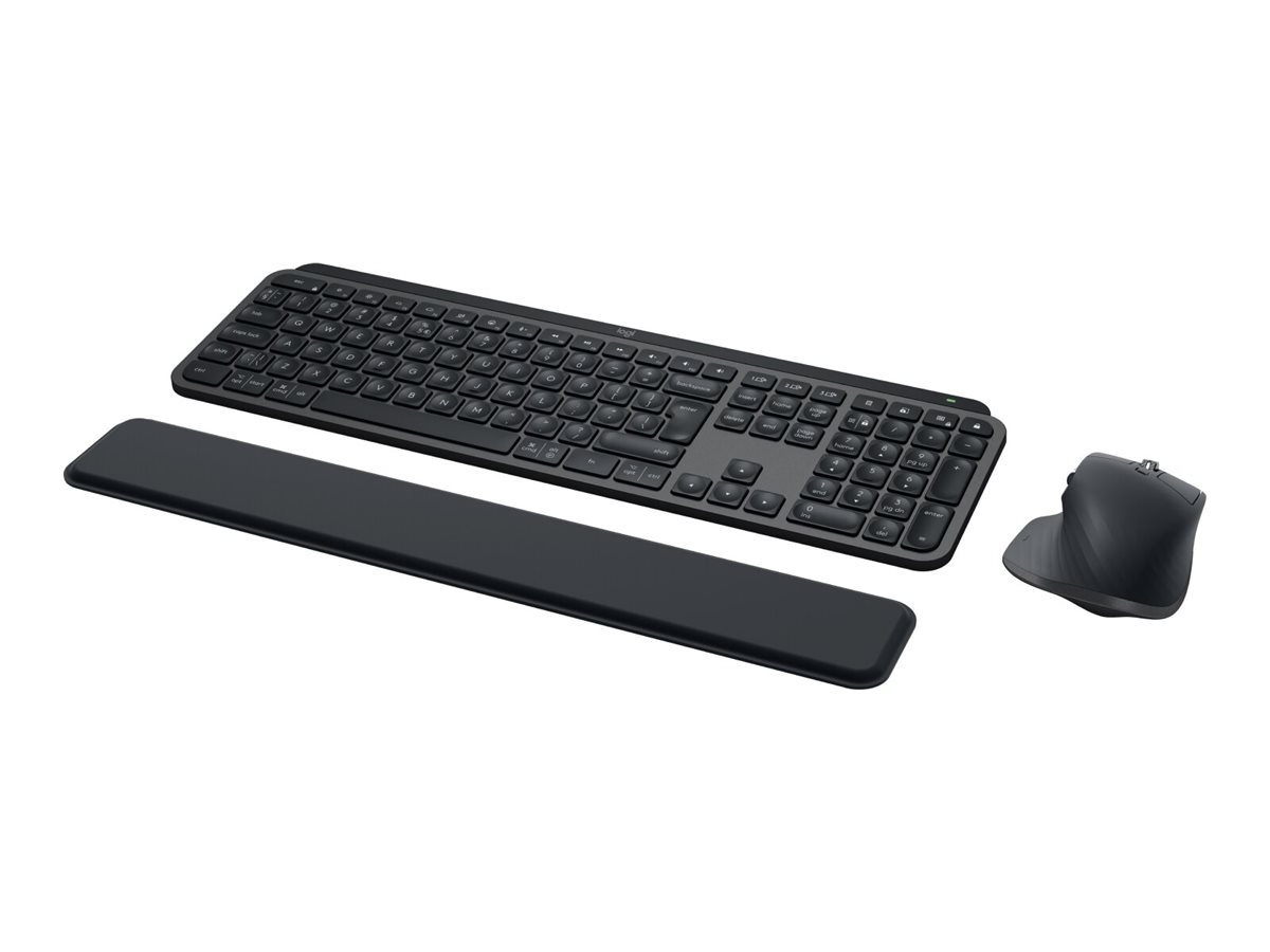 Logitech MX Keys S Combo Tastatur-und-Maus-Set QWERTY US International Bluetooth LE Graphite