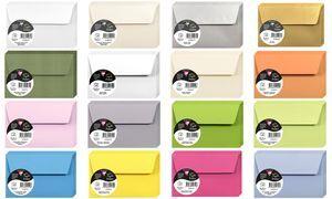 Pollen by Clairefontaine Briefumschlag 90x140 mm, gold 120 g/qm, Maße: 90 x 140 mm, pH-neutrales Papier, säurefrei - 1 Stück (50081C)