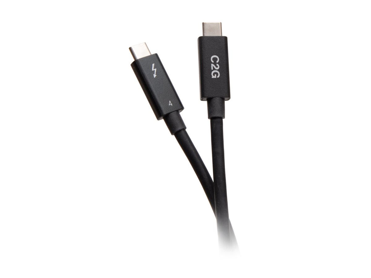 C2G Thunderbolt 4 USB-C Kabel 1,83 m 40 Gbps Schwarz