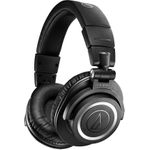 Audio-Technica ATH-M50XBT2. Produkttyp: Kopfhörer. Übertragungstechnik: Kabellos, Bluetooth. Empfohlene Nutzung: Musik. Gewicht: 307 g. Produktfarbe: Schwarz (ATH-M50XBT2)