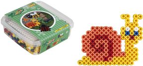 Hama Bügelperlen maxi + Stiftplatte "Krabbeltiere", in Box Durchmesser Bügelperle maxi: 10,0 mm - 1 Stück (00008744)