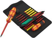 Wera 05006619001 VDE Schraubendreher-Set 17teilig Kreuzschlitz Phillips, Schlitz, Pozidriv, TORX, Innen-Vierkant (Robertson) (05006619001)