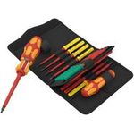 Wera 05006619001 VDE Schraubendreher-Set 17teilig Kreuzschlitz Phillips, Schlitz, Pozidriv, TORX, Innen-Vierkant (Robertson) (05006619001)