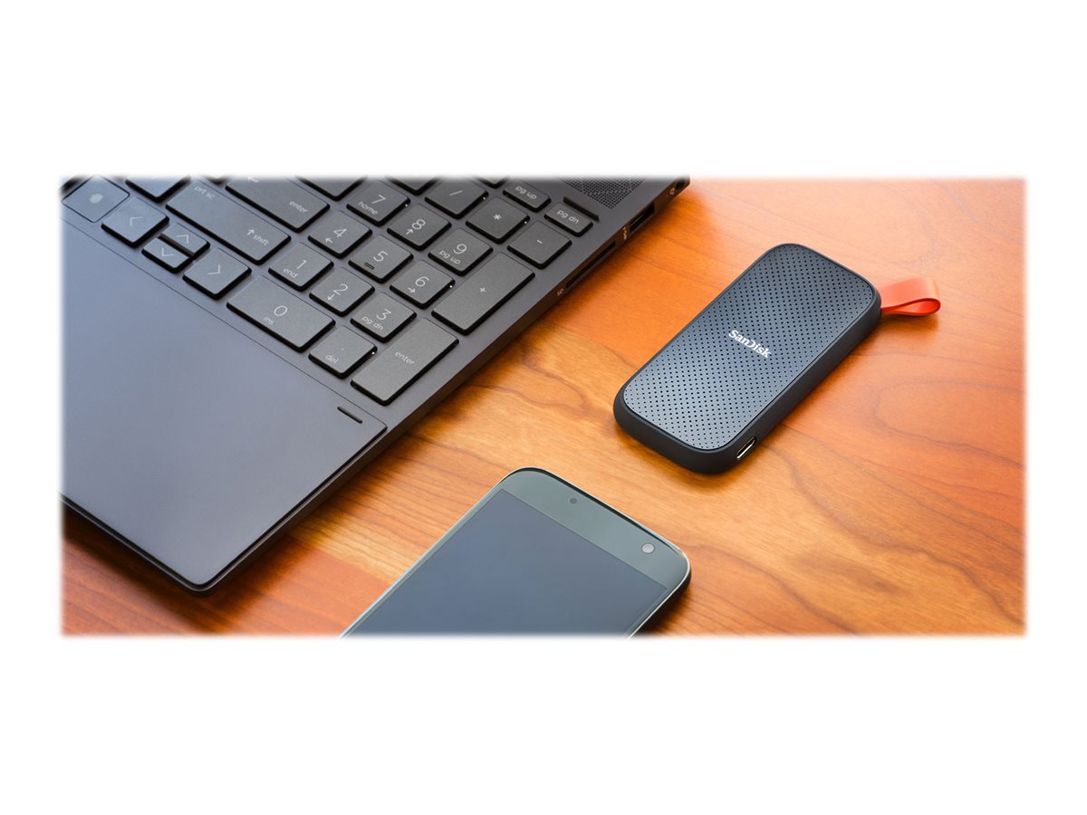SanDisk Portable SSD 2 TB USB 3.2 Gen 2 Blau