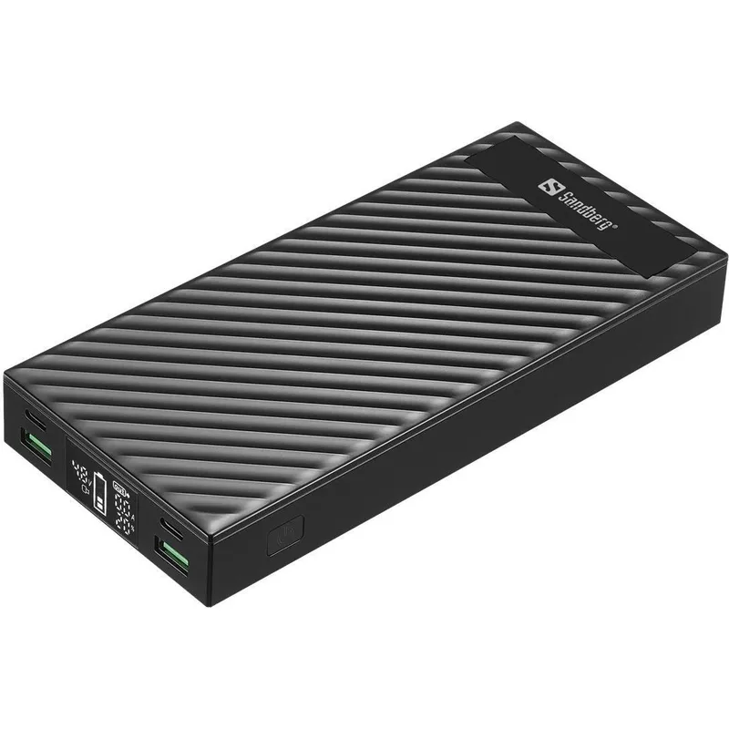 Sandberg Powerbank 2xUSB-C PD100W 30000 Lithium-Ion (Li-Ion) 30000 mAh Schwarz (420-87) (geöffnet) (geöffnet)