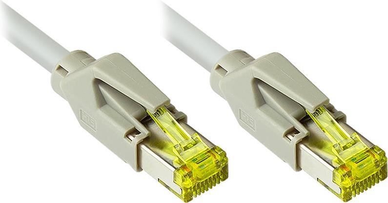 Patchkabel mitCat.7 Rohkabel Draka UC900 Rohkabel (900MHz) und Hirose TM31 Stecker (500MHz) beidseitig, S/F (831RK-020)