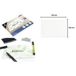 kangaro Briefkarte, 250 g/qm, 105 x 150 mm, weiß Blanko-Einzelkarte, für die Gestaltung individueller - 1 Stück (K-122551)