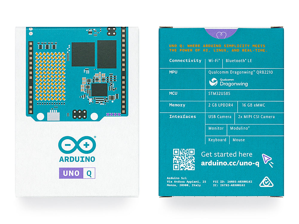 Arduino Uno Q Entwicklerboard 2 GB RAM 16 GB eMMC