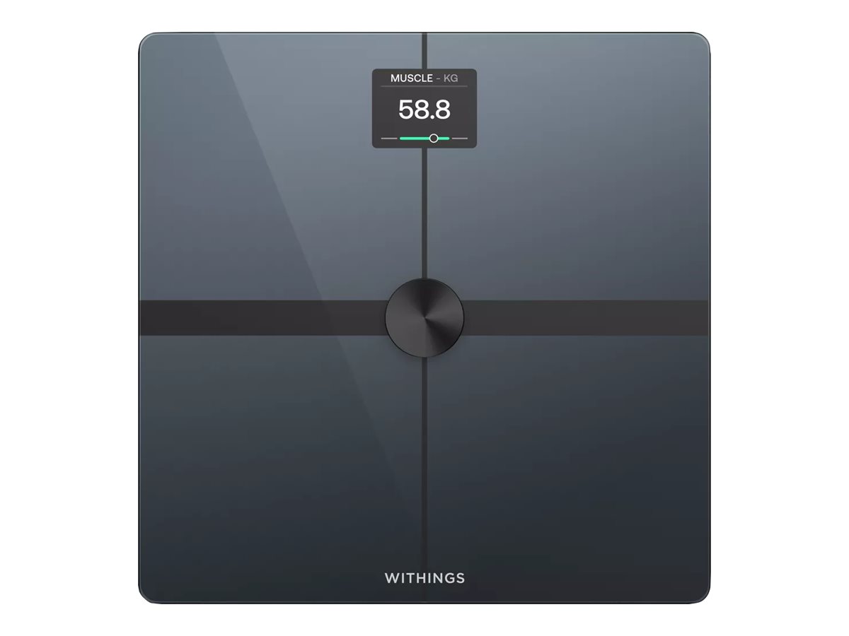 Withings Body Smart Körperanalyse-Waage 200 kg 50 g Schwarz