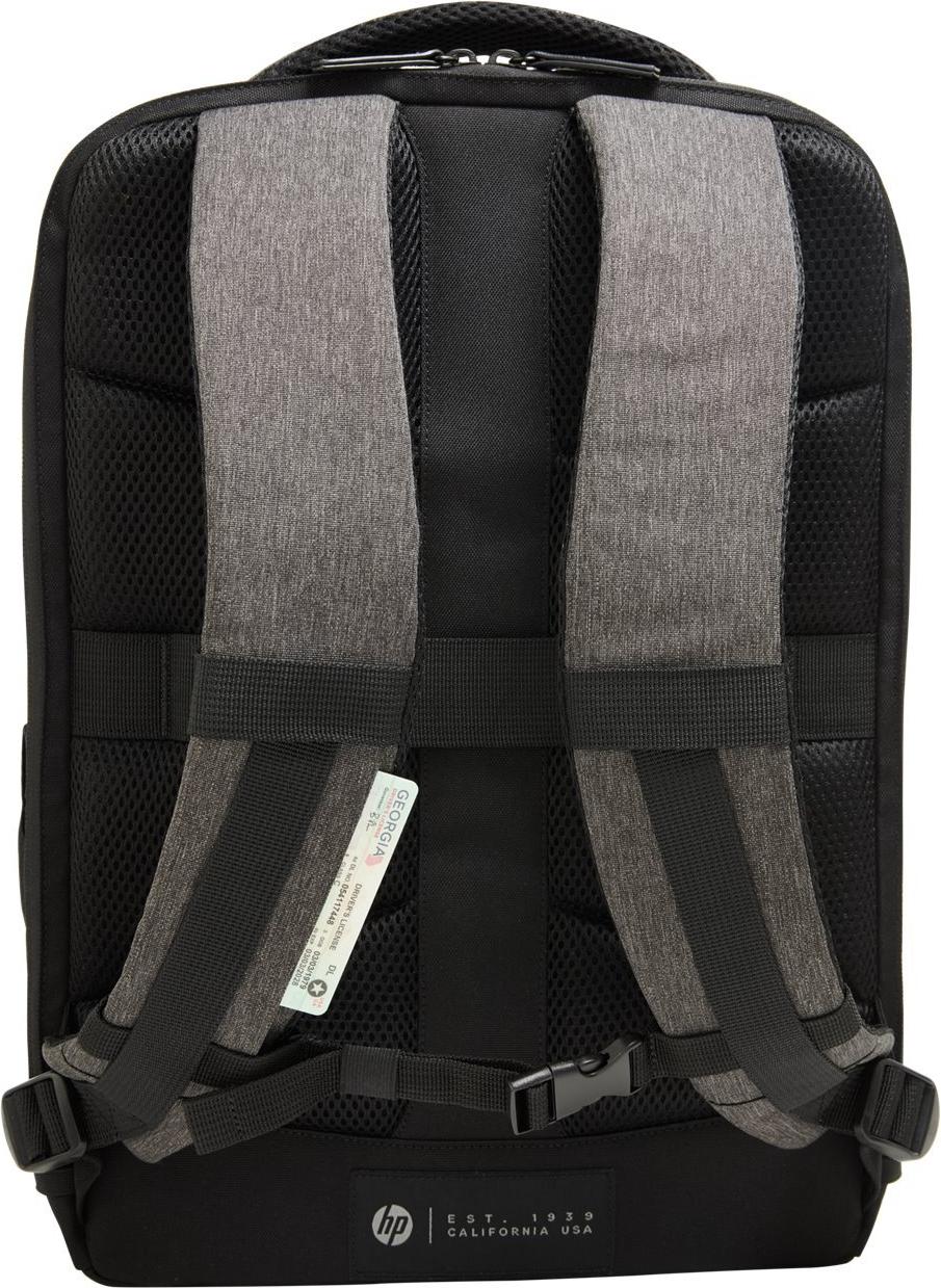 HP Renew Travel 15.6" Notebook-Rucksack Grau, Schwarz