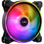 XPG HURRICANE120ARGBPWM-BKCWW Computerkühlsystem Computergehäuse Ventilator 12 cm Schwarz - Weiß (HURRICANE120ARGBPWM-BKCWW)