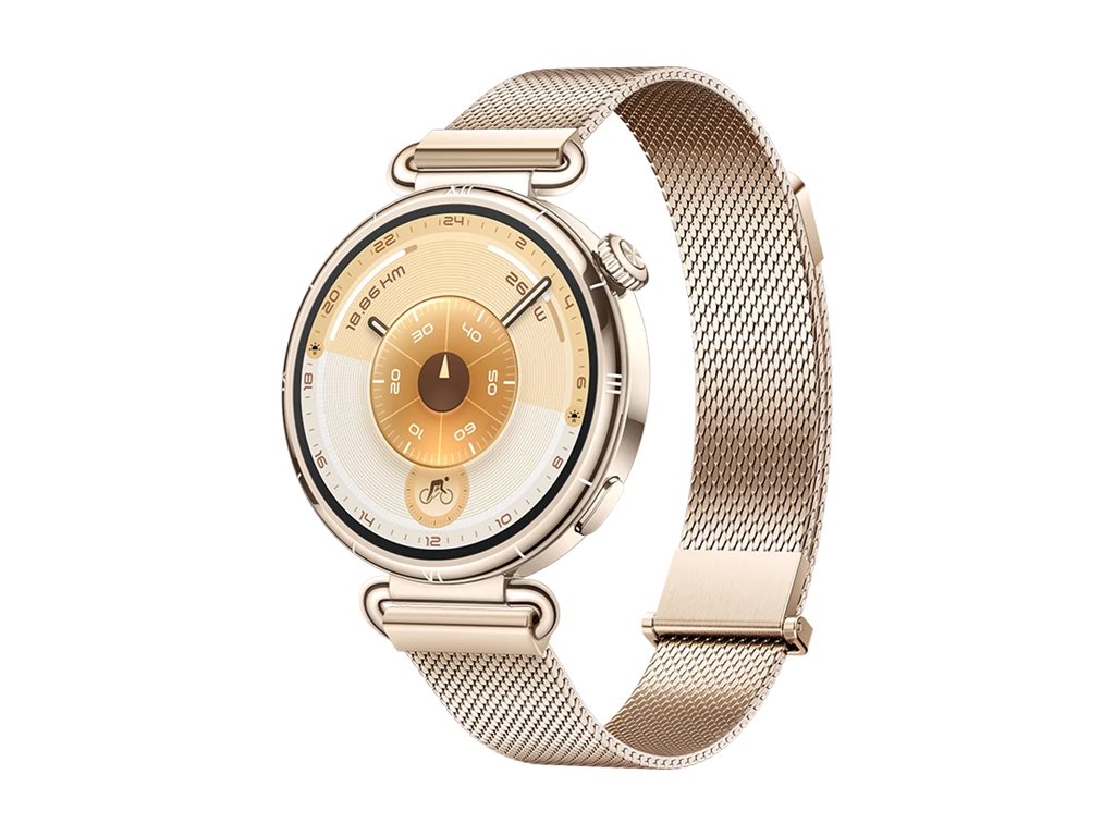 Huawei Watch GT 6 41 mm Smartwatch 1,32" AMOLED Bluetooth 6.0 NFC Milanese-Armband Gold