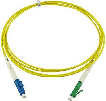 BlueOptics Simplex LWL Patchkabel, LC-UPC/LC-APC, 50 Meter, Singlemode E9/125Âµm, G.657.A1, OS2, Eingangsdämpfung: unter 0.2dB, Markenfaser, LSZH gelb, 2.0mm Tube, Keramik Ferrule, inkl. Messprotokoll (SFP2121BU50MS)