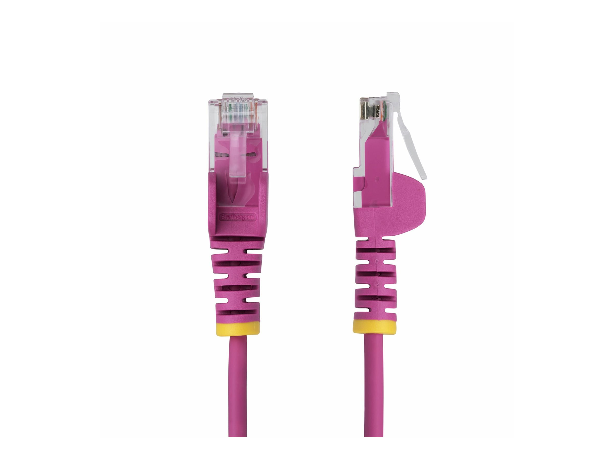 StarTech.com 2.5m Pink Slim CAT6 Ethernet-Kabel Snagless 28AWG LSZH