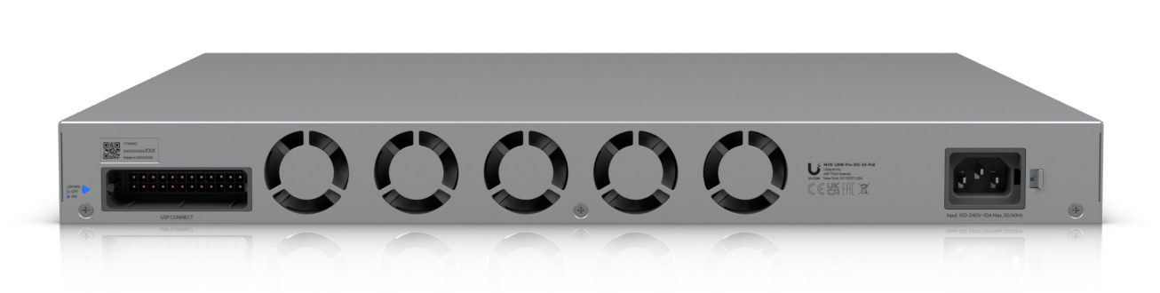 Ubiquiti UniFi Switch Pro XG 24 PoE - L3 Managed Switch - 24 Ports - Silber