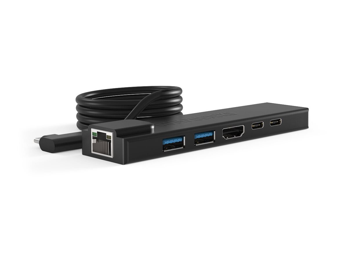 Compulocks HUB01 USB-C Dockingstation mit 1 m Kabel Schwarz