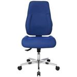 Bürodrehstuhl Point 91 Blau - ohne Armlehnen (PI99GBC6)