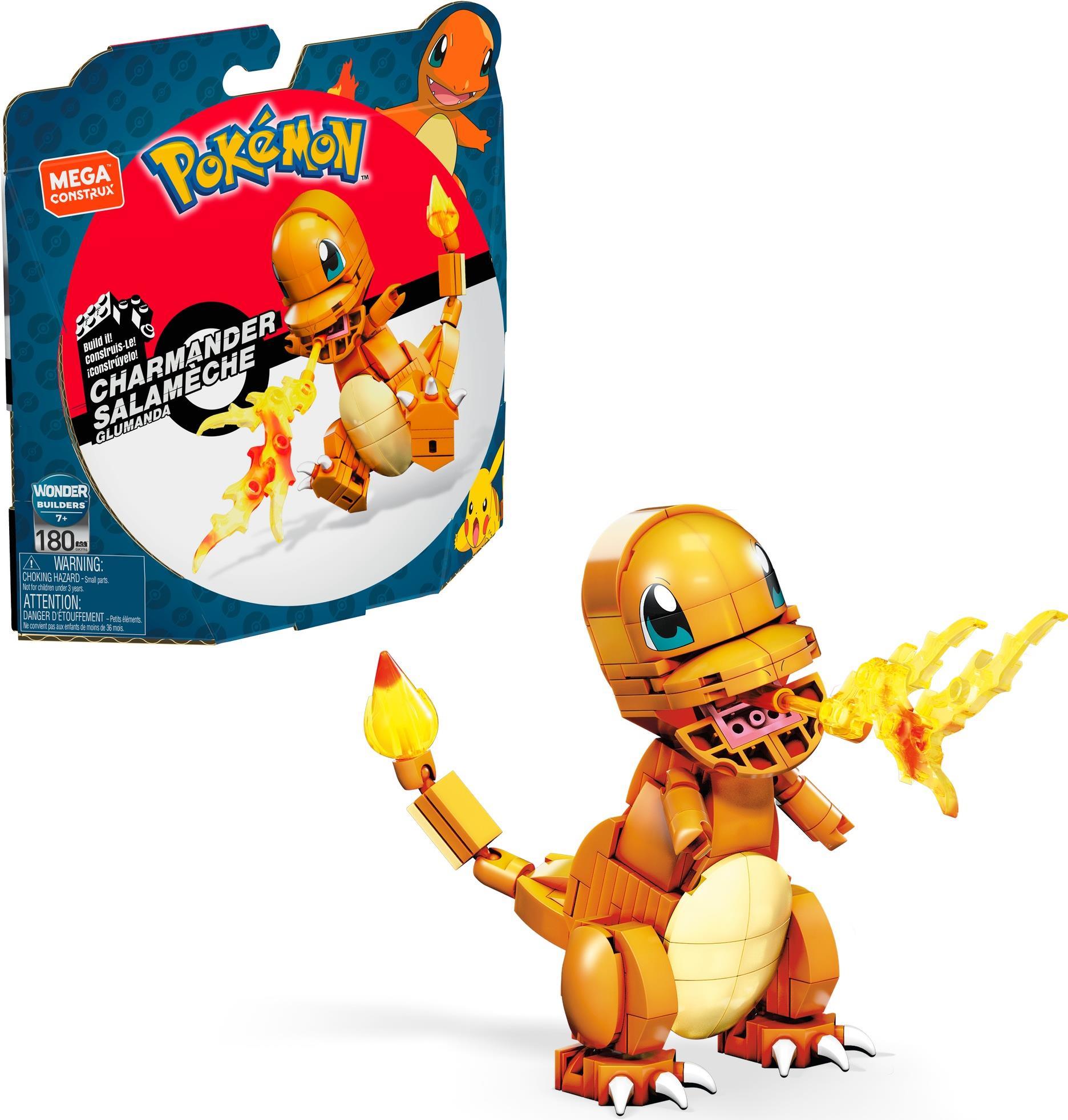 Mattel Bausteinmodell Pokemon Glumanda (GKY96)