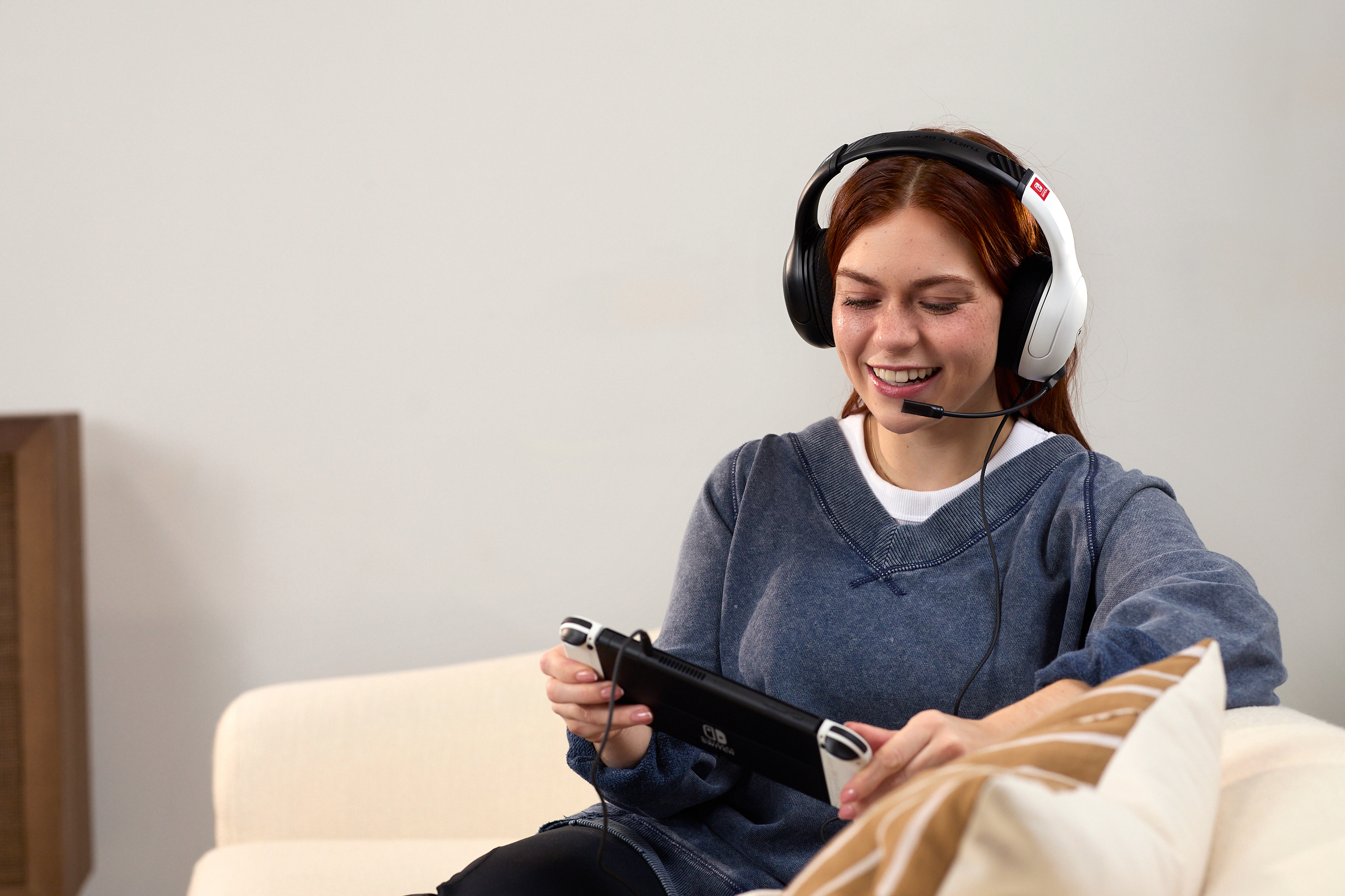 Turtle Beach Airlite Fit Gaming-Headset Nintendo Switch Schwarz, Weiß